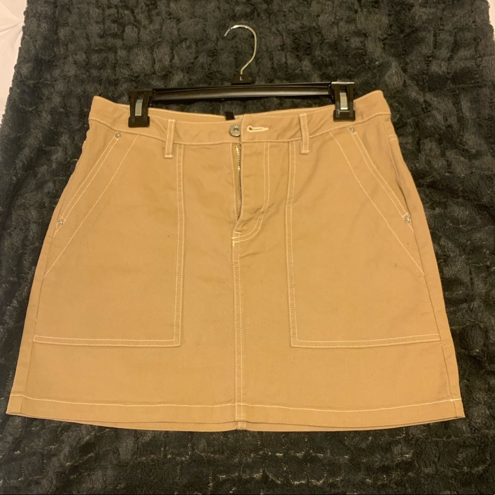 Mini Khaki skirt
